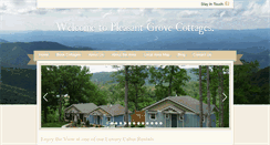 Desktop Screenshot of pleasantgrovecottages.com